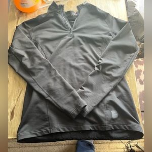 Black Nike quarter zip shirt